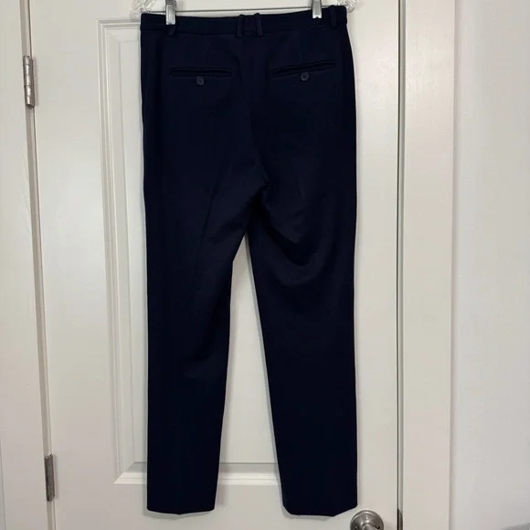 Theory 6 Navy Blue Dress Pants Slacks ~ Classic Career Capsule Pockets - Picture 4 of 9